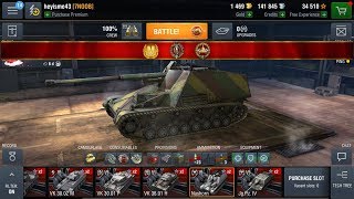 WoT Blitz Nashorn  ACE  78 Crew  4 kills [upl. by Trefor]