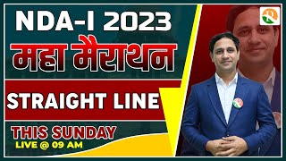 Straight Line for nda 2023  NDA Maths Classes 2023  NDA Maths Preparation 2023  Complete NDA Math [upl. by Lertnahs]