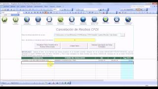 10 Como Cancelar Recibos CFDI  Programa Nominas CFDI [upl. by Demaria615]