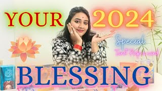 Your BIG BLESSING IN 2024 Psychic tarot reading 2024 Prediction tarot  Mamta Bhatane  Hindi [upl. by Aromas]