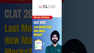 Maximize CLAT Prep Perfect Mock Count for the Final Month 🚀 clat2025 mocks clatpreparation [upl. by Domonic837]