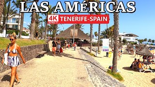 TENERIFE  PLAYA DE LAS AMÉRICAS  See the Current Situation  30 Degrees 🥵 4K Walk ● August 2024 [upl. by Line]