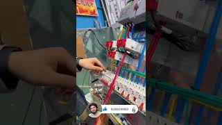 control panel wiring connection diagram electrician mcbboxviralvideo electricidea [upl. by Oakie]