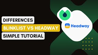 Blinkist vs Headway Which Is Better  2024 [upl. by Wrdna]