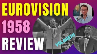 Eurovision 1958 Summary  Volare becomes Eurovisions biggest hit first choreo and Polenta [upl. by Sassan71]