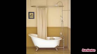 Clawfoot Bath Shower Curtain Rail [upl. by Aicenek253]