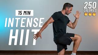 15 MIN INTENSE HIIT WORKOUT  ALL STANDING  Full Body Cardio No Equipment No Repeats [upl. by Lainahtan]