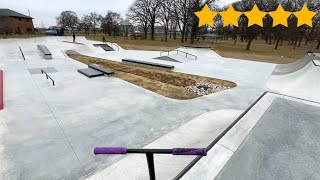 SCOOTER VS BRAND NEW SKATEPARK [upl. by Duwe]