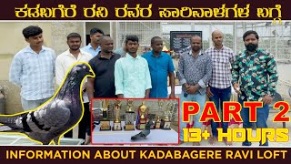 ಕಡಬಗೆರೆ ರವಿ ರವರ ಪಾರಿವಾಳಗಳ ಬಗ್ಗೆpart2  INFORMATION ABOUT KADABAGERE RAVI LOFTpart2 [upl. by Eyram]