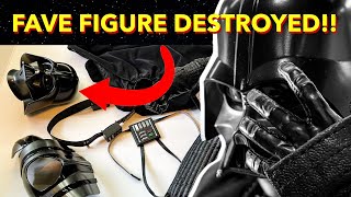 How to Install the Batteries WITHOUT Ruining the Figure or Soft Goods  Hot Toys Darth Vader MMS279 [upl. by Lulu]