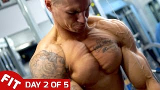 CHEST amp TRICEPS  ROSS DICKERSON DAY 2 OF 5 DAY SPLIT [upl. by Seale]