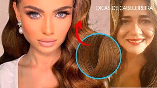 MISTURAS CABELO CARAMELO e Cobrir Cabelo Branco HairTutorial [upl. by Beitz]