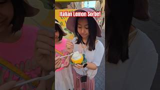 Worlds Best Lemon Sorbet in Italy lemon Gelato sorbet icecream italian [upl. by Beetner]