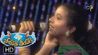 Tellavaraka Munde Song  Krishna Priya Performance in ETV Padutha Theeyaga  16th May 2016 [upl. by Meelak560]