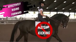 Dressage Masterclass How To Effectively Ride Your Horse Forward  Sabine SchutKery [upl. by Trygve]