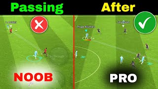 How to Passing Like PRO  Use This Strategy Tutorial Skills  efootball 2024 Mobile [upl. by Oirevas]