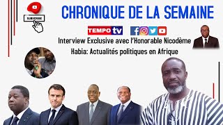 Interview Exclusive avec l’Honorable Nicodème Habia Actualités politiques en Afrique [upl. by Macdougall936]