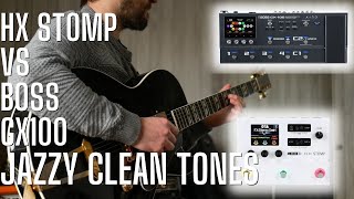 Line 6 HX Stomp vs BOSS GX100 for Clean Tones [upl. by Jessalyn]