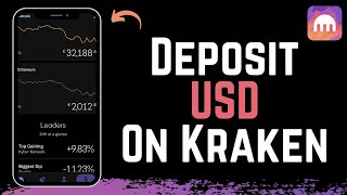 Kraken  How to Deposit USD [upl. by Sinnej]