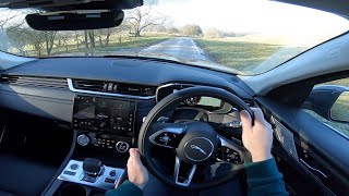 Jaguar FPace HSE D200 AWD 2021  POV Drive [upl. by Ylrak]