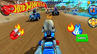 Hot Wheels Challenge 11 Police Motobikes⚡️Beach Buggy Racing 2 [upl. by Crysta11]