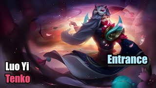 Luo Yi Tenko Skin Elite Entrance Upscale 4K Mobile Legends MOBILELEGENDS [upl. by Whitman]