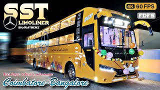 💖🚍SST LIMOLINER TRAVELS 🚍💖Coimbatore 🔁 Banglore😍 New Bs6 Bus 😍FDFSTravel With GRBEP146 [upl. by Montana]