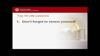 Top 10 Life Lessons Last Lecture Series [upl. by Amaerd]