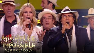 Michelle Impossible amp Friends  Al Bano e Michelle Hunziker cantano quotFelicitàquot [upl. by Enilorak]