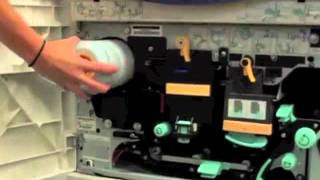 Changing Toner on Xerox 51355150 amp 57 series [upl. by Ynnor490]