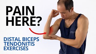 3 Exercises to Heal Distal Biceps Tendonitis Pain [upl. by Colwell]