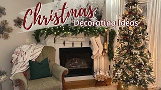 COZY CHRISTMAS 2023 DECOR IDEAS  LIVING ROOM DECORATE WITH ME [upl. by Barfuss]