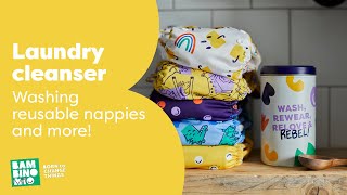 Laundry cleanser  washing reusable nappies and more [upl. by Akimot894]