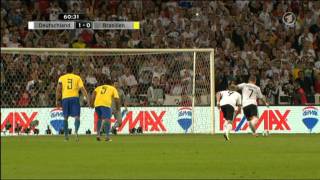 Deutschland vs Brasilien 32 Germany vs Brazil Aug 10 2011 Alle Highlights [upl. by Ayotaj]