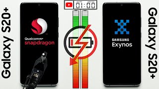 Galaxy S20 Snapdragon vs Galaxy S20 Exynos Battery Test [upl. by Cirted]