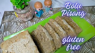 Bolu Pisang Gluten Free cemilan enak dan sehat simple buatnya [upl. by Serilda]