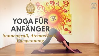 30 MIN YOGA ÜBUNGEN ANFÄNGER  mit Sonnengruß Atemtechnik und Entspannung  Birgit Pöltl [upl. by Urdna164]