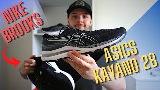 Asics Gel Kayano 28 vs NIke Brooks [upl. by Oigroeg]