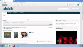 vBulletin 5 Connect Managing Forums using Site Builder [upl. by Daryn]