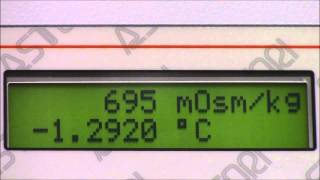 Manual singlesample osmometer OsmoSpecial [upl. by Aenotna]