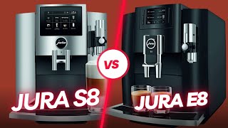 JURA S8 VS JURA E8 Which Coffee Machine is Better [upl. by Noble]