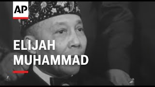 ELIJAH MUHAMMAD SPEAKS TO PRESS DAY AFTER MALCOLM XS ASSASSINATION  1965 [upl. by Tehc]