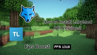 How To Install LabyMod 4 on Tlauncher  All Versions  100 FPS [upl. by Cerellia678]
