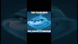 That feeling when knee surgery is tomorrow memes youtubeshorts funnymemes fortnite funny [upl. by Floss468]