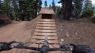 Northstar Bike Park  new features new jumps and Toyota Drop  Transition Spire [upl. by Pike]