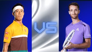 Kei Nishikori 錦織圭 Vs Constant Lestienne FRASlovak Open 2024 [upl. by Okiram]