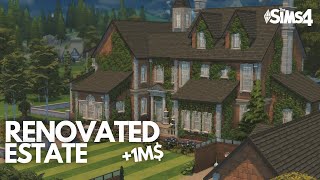 The renovated ESTATE  1 MILLION  Sims 4 speedbuild in stop motion  CC [upl. by Armitage]