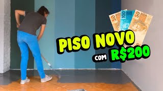 COMO PINTAR O PISO DE CERÂMICA SEM USAR EPÓXI [upl. by Llennol]