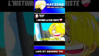 ZEFF SE SACRIFIE POUR SANJI ❤️‍🩹 shorts luffy sanji zoro shanks onepiece citation [upl. by Eilema]