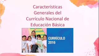 Características del Currículo Nacional de Educación Básica CNEB [upl. by Brasca498]